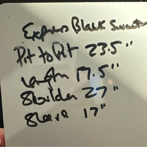 Express Ribbed Design Crew Neck Sweater Black Pullover Knit XS Long Sleeve 2022 - Picture 11 of 13